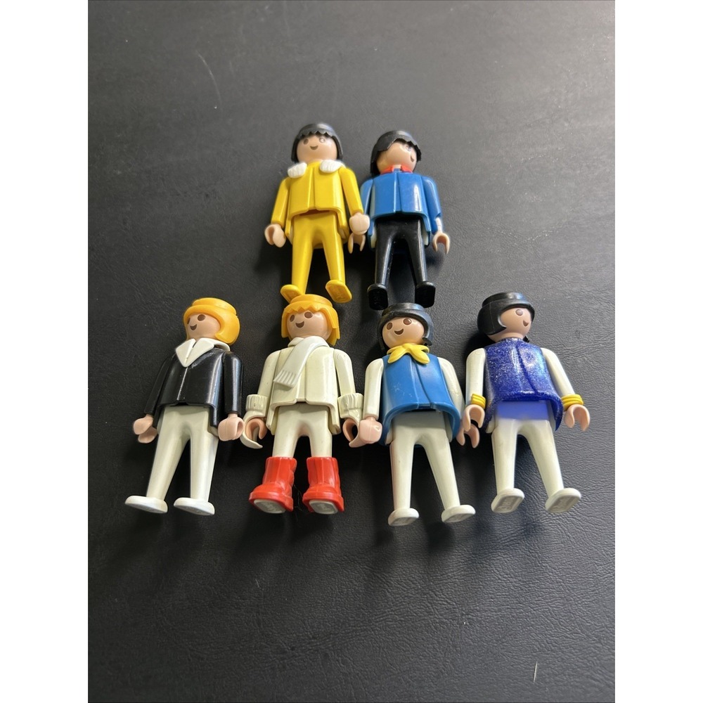 Set Of 6‎ Vintage Playmobil Figures